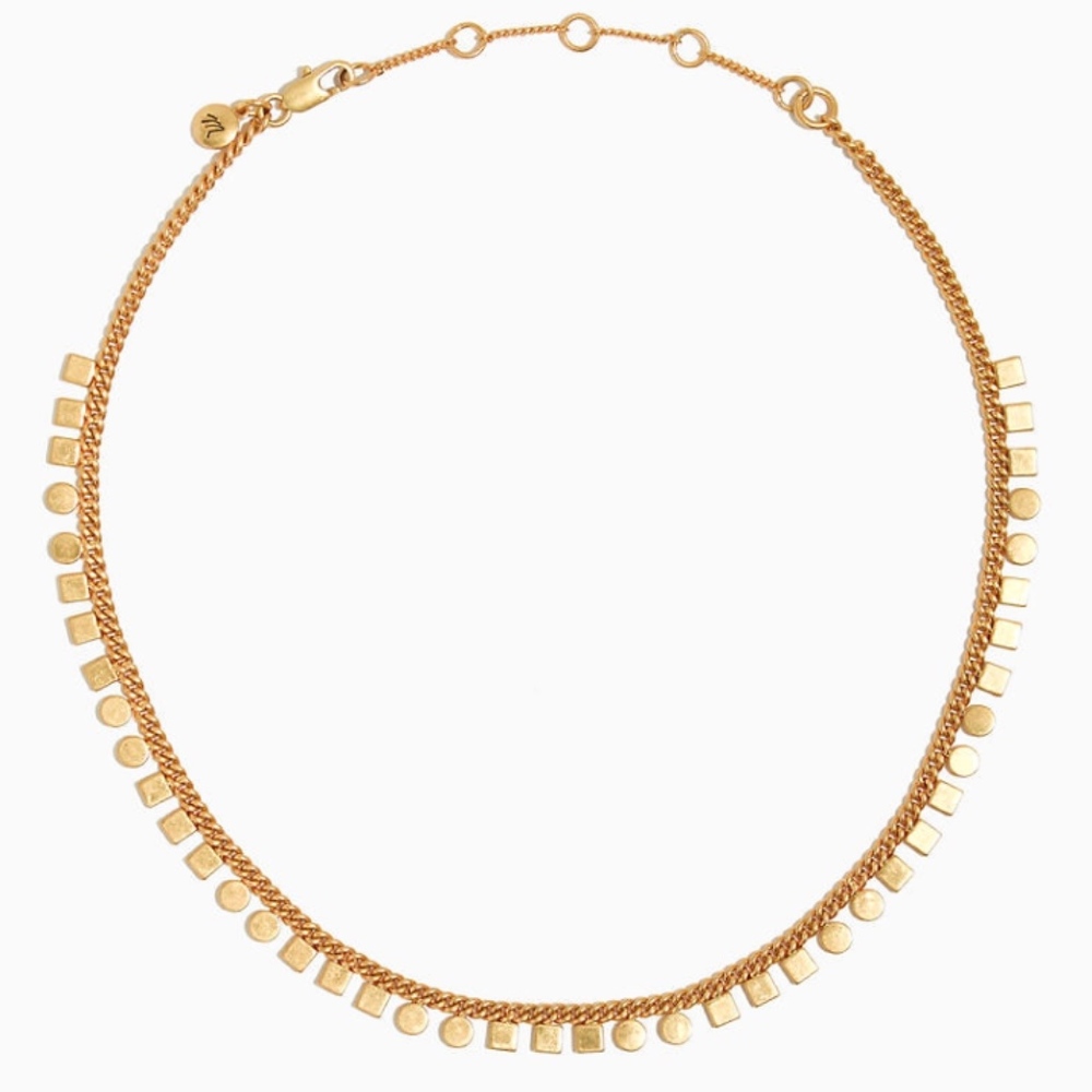 Gold-plated Geochain Choker Necklace from Madewell